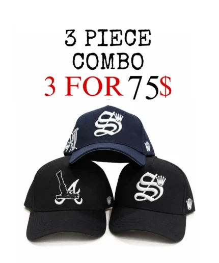 SDL Curved Brim 3 Hat Combo.webp