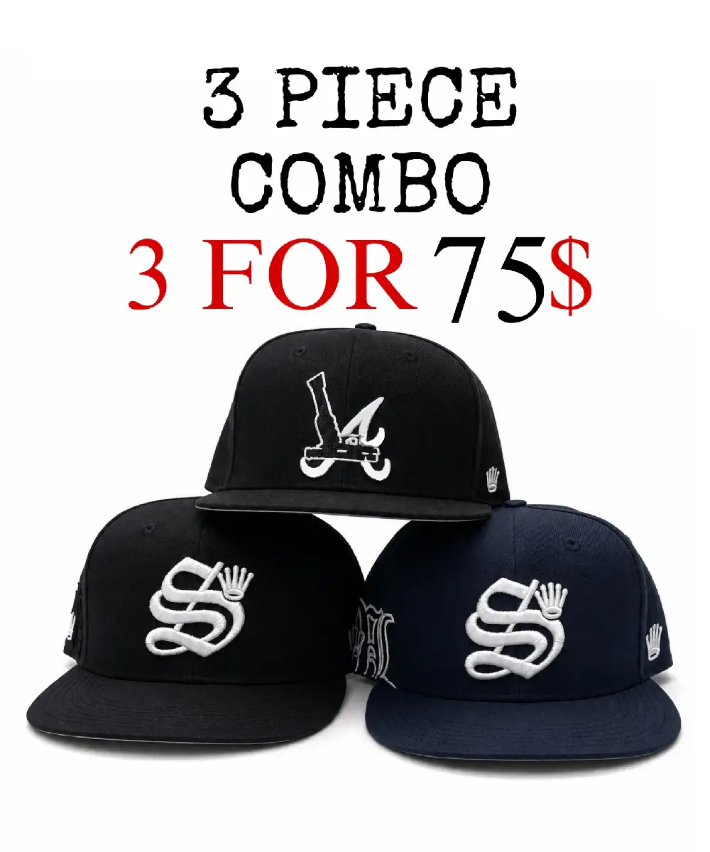 SDL Flat Brim 3 Hat Combo.webp SDL Flat Brim 3 Hat Combo.webp