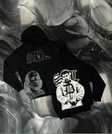 SDL Solid Black Hoodie.webp